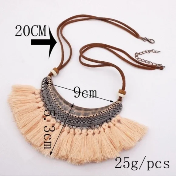 Bohemian Tassel Necklace - Picture 4 of 6